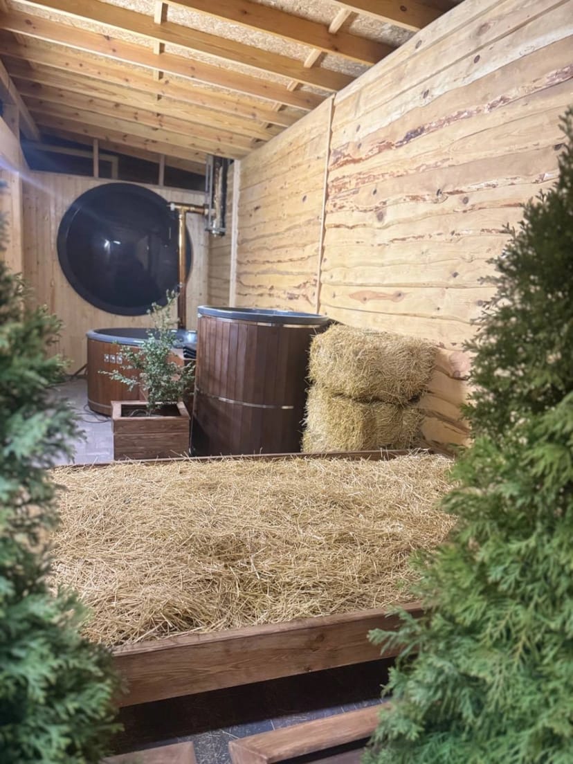 Банний комплекс «Наша-Баня», лазня на дровах, чани, холодна купіль, зони відпочинку