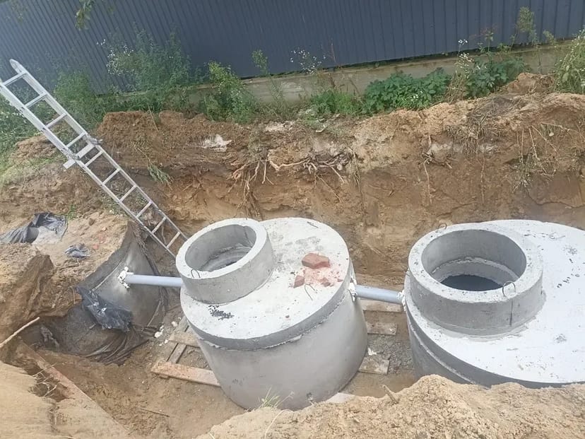Септики,каналізація під ключ, бетонні кільця водовідведення,фундамент