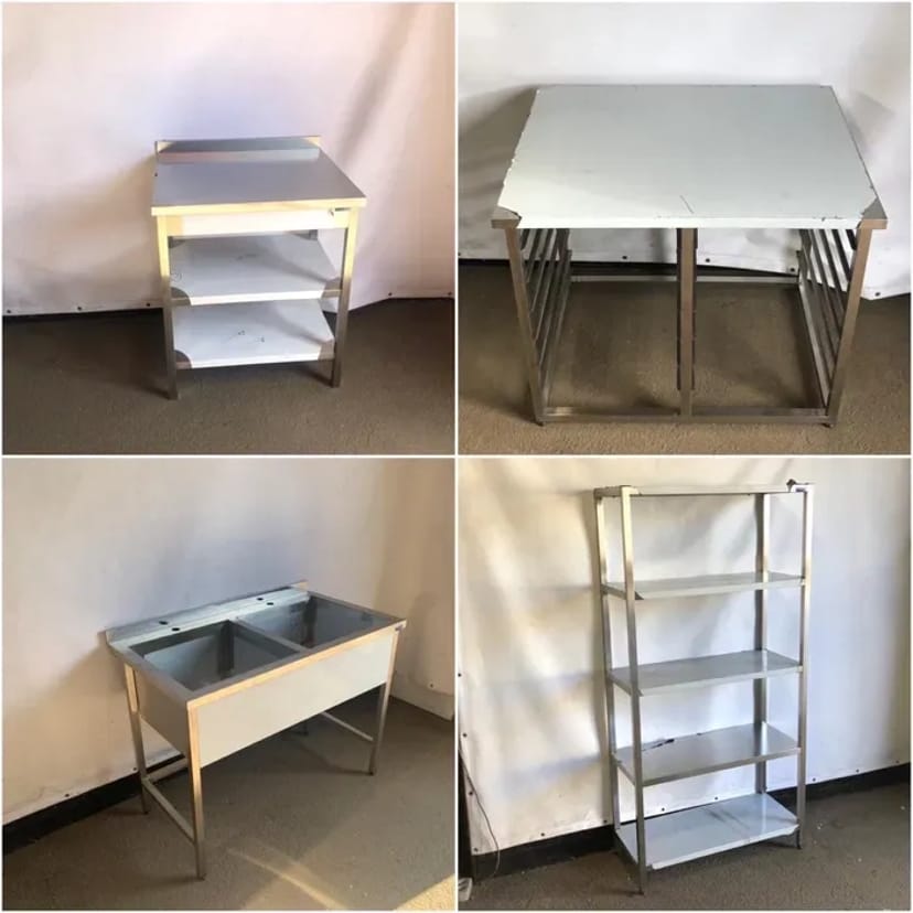 Комплекти меблів та обладнання з нержавійки