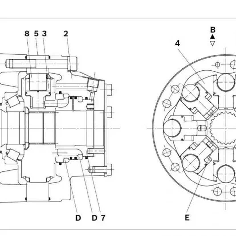 Ремонт гідромоторів Bosch Rexroth серії MCR3