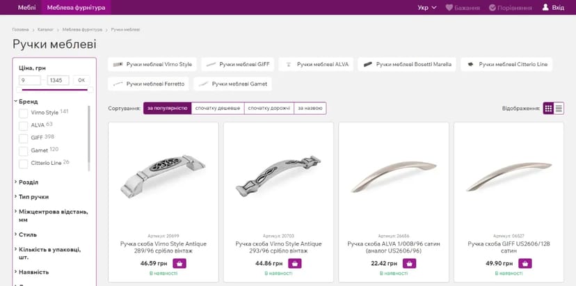 Сайти на Хорошоп / Інтернет-магазини та сайти під ключ на різних платформах