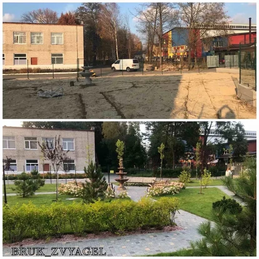 Укладка тротуарної плитки (Бруківки)