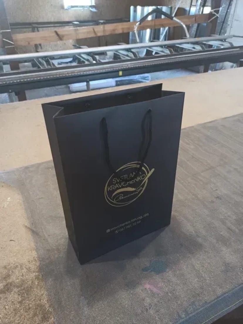 Друк на паперових пакетах, друк на поліетиленових пакетах, крафт пак