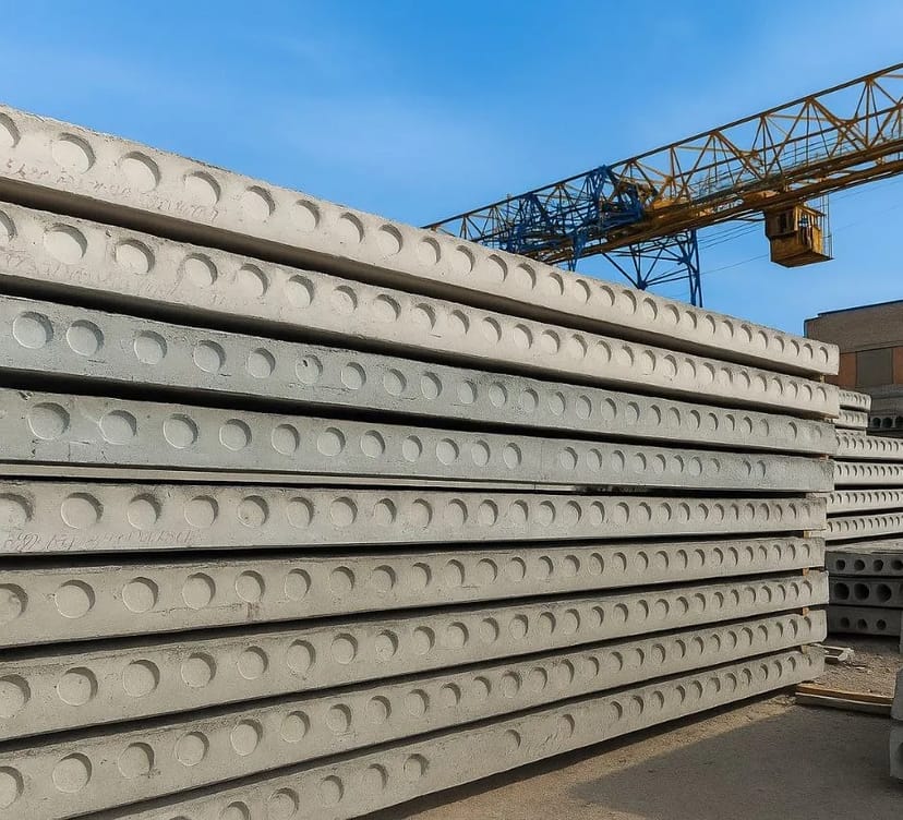 Пустотні плити перекриття 1ПК 24-10-8, 1ПК 63-10-8,1ПК 21-12-8 в наявності