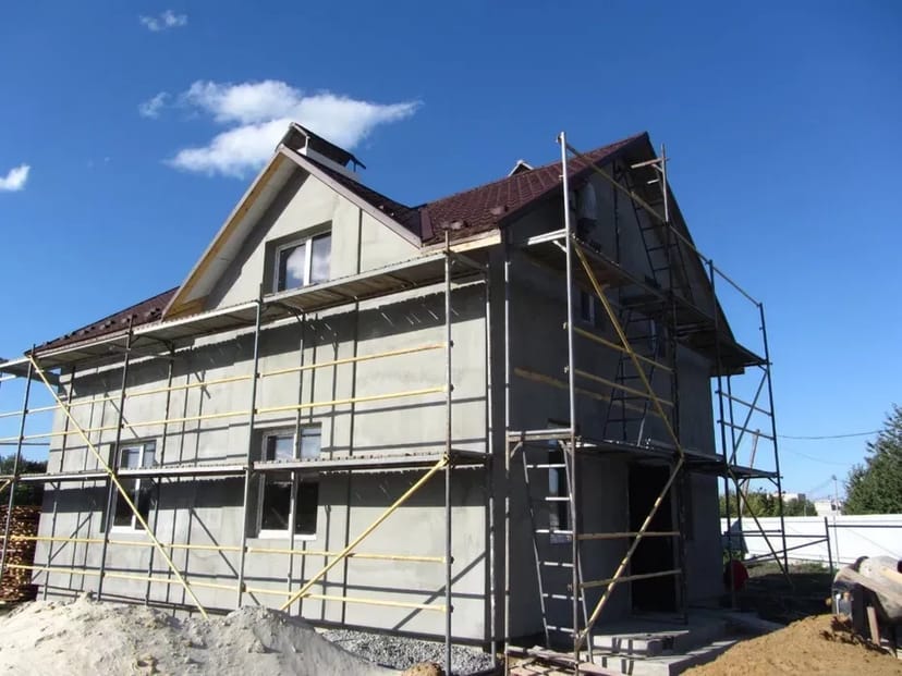 Будівельне риштування для фасадних робіт: 3 грн за метр квадратний