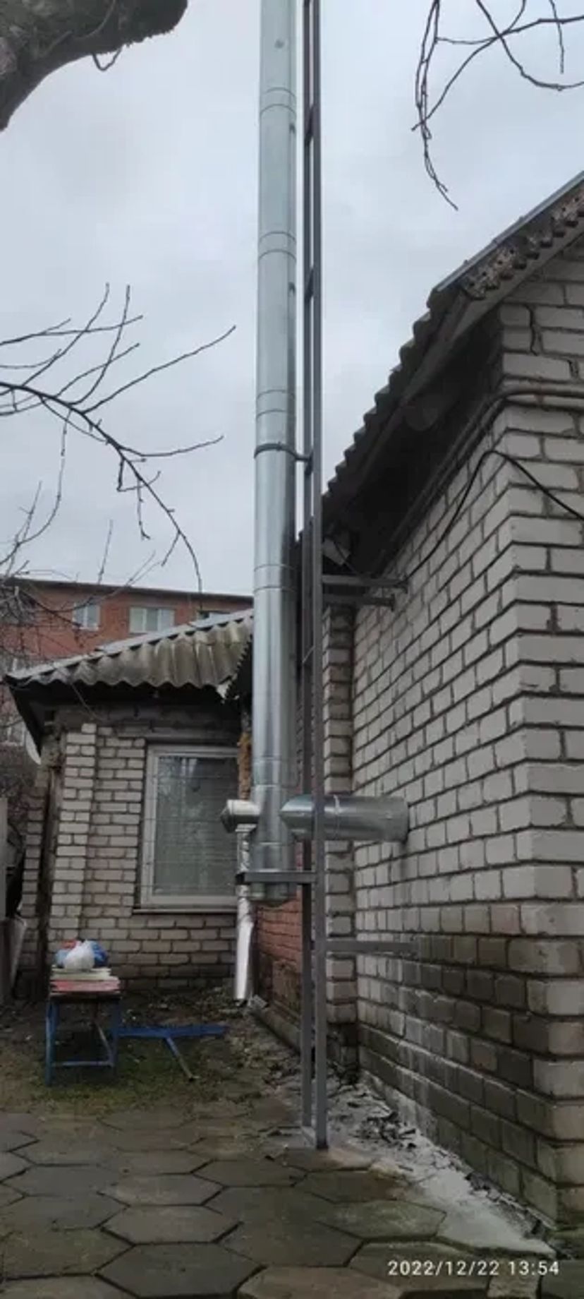 Монтаж димохода/Виробництво димоходів/Димохід з нержавійки