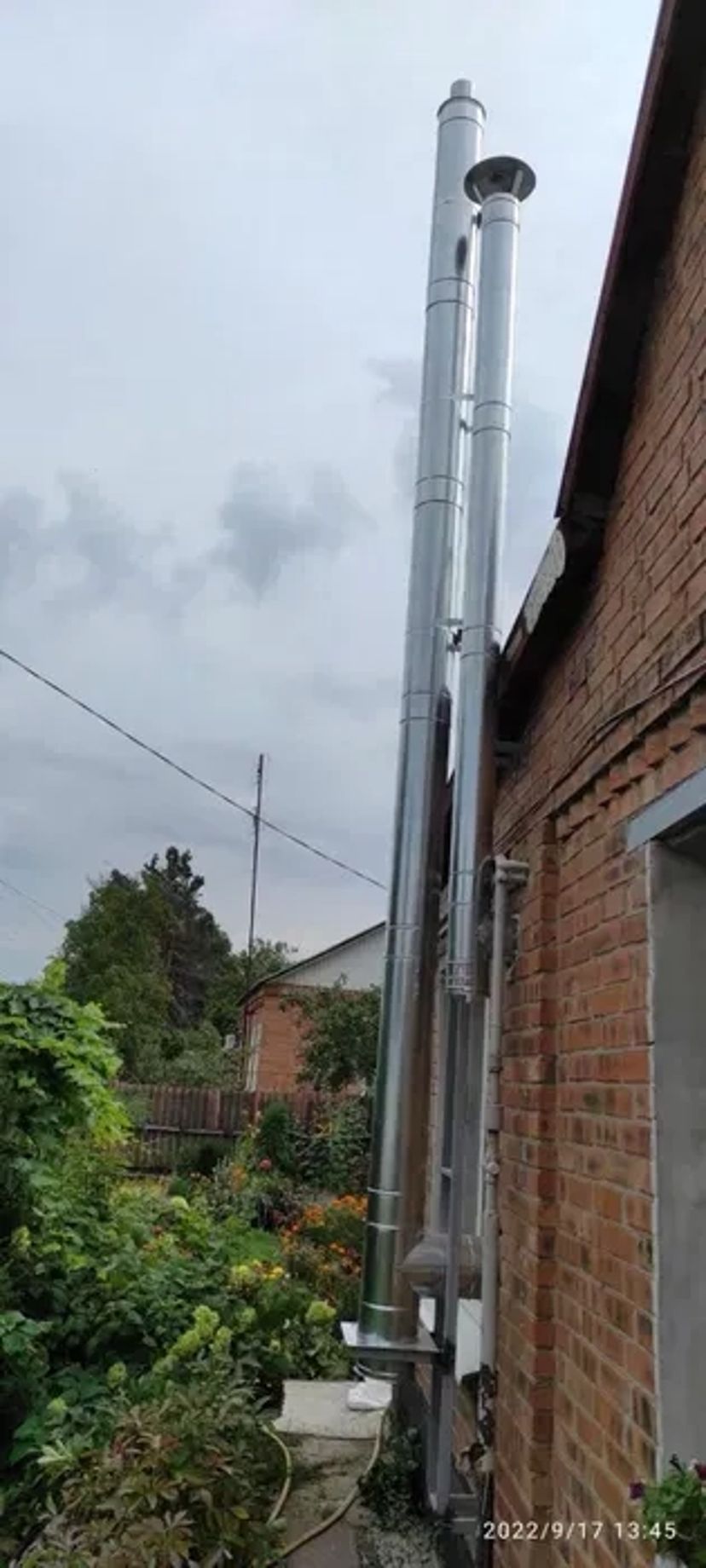 Монтаж димохода/Виробництво димоходів/Димохід з нержавійки