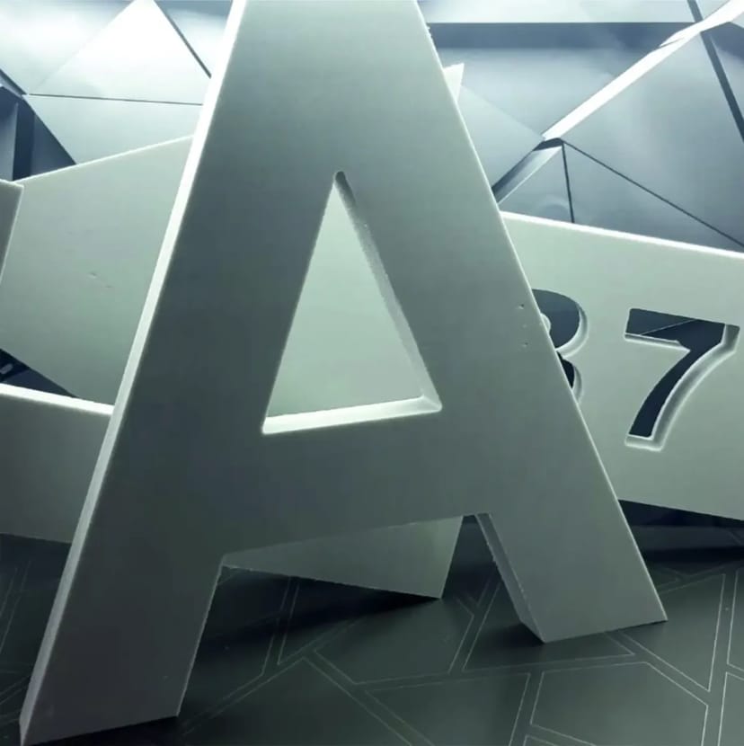 Літери об'ємні з пінополістиролу (пінопласту). Цифри об'ємні з пінополістиролу