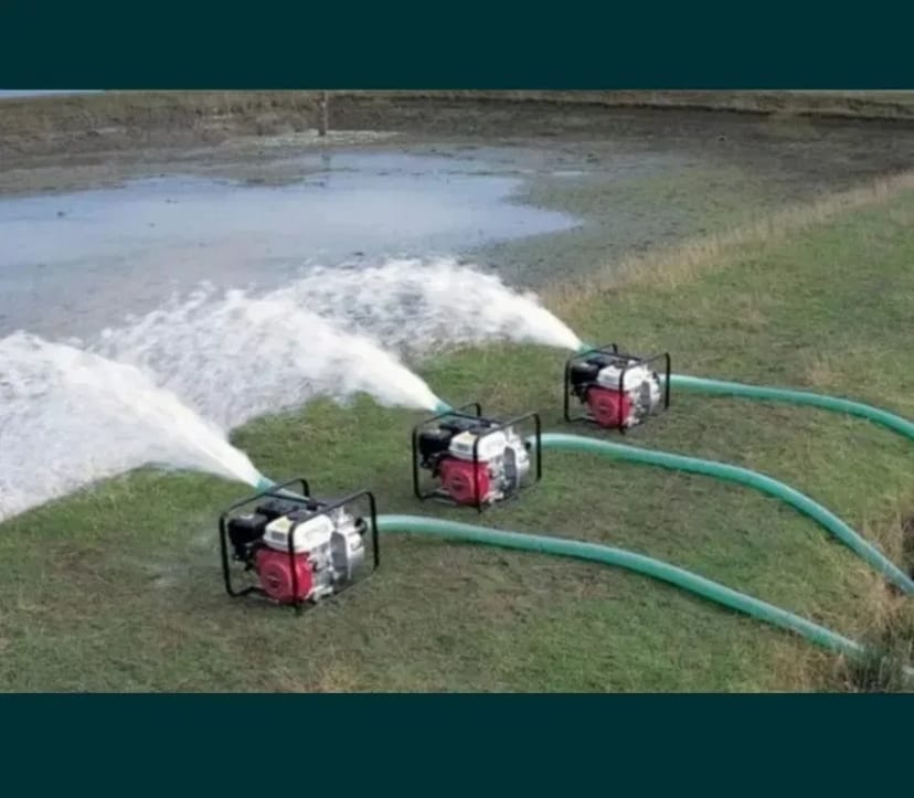 Мотопомпа, відкачування води.