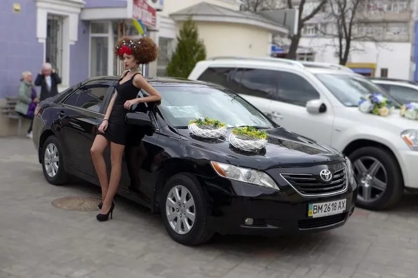 Авто на весілля Toyota Camry!!Свадебный кортеж