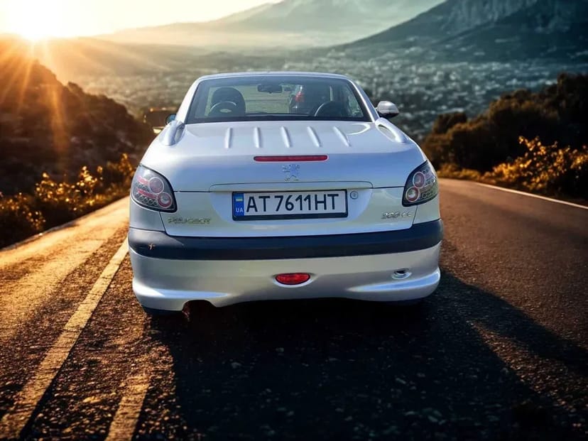 Peugeot 206 CC – автомат, бензин, кабріолет з відкидним дахом