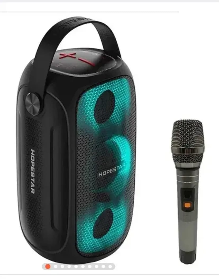 Bluetooth акумуляторна колонколонка з радіомікрофоном