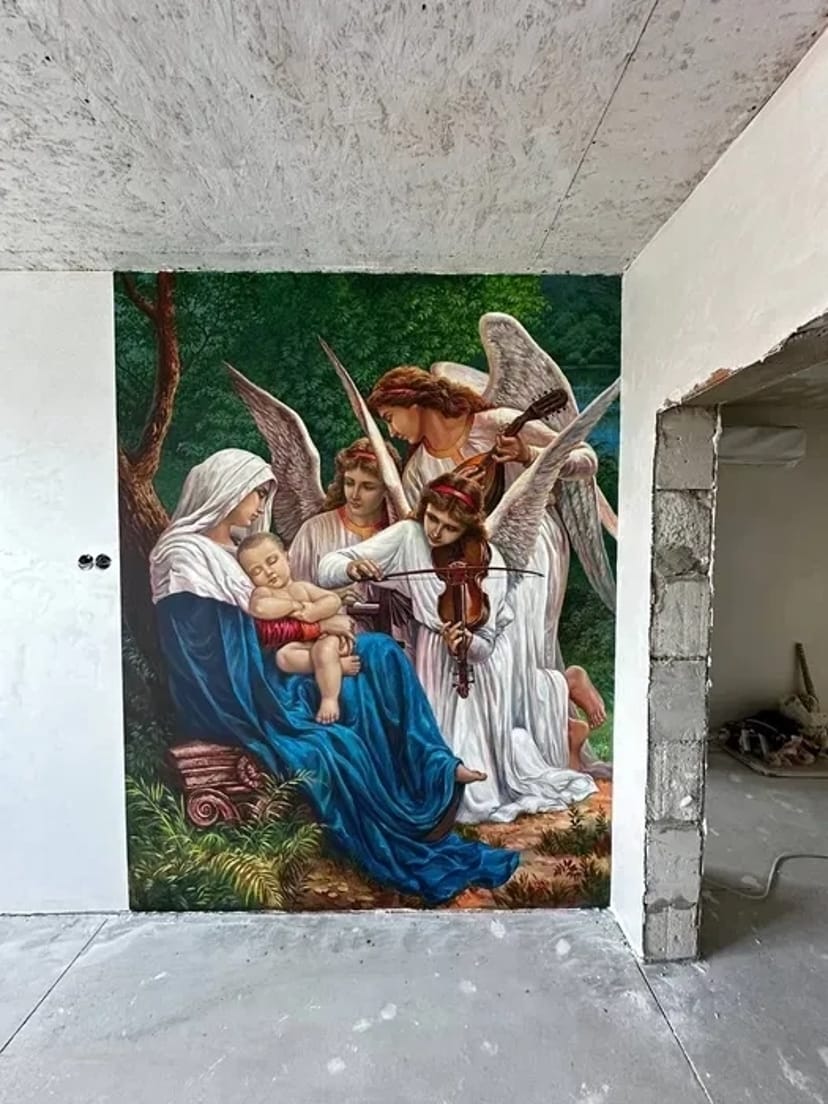 Художній розпис стін будь-якої складності.