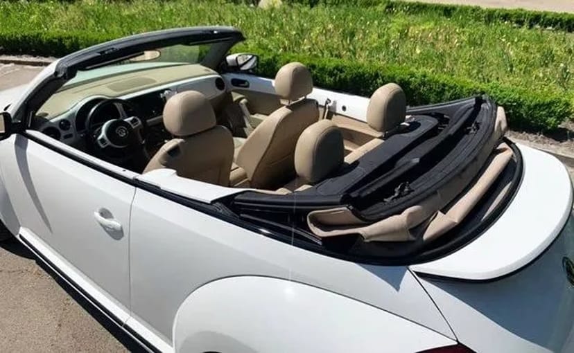 020 Кабріолет на весілля Volkswagen Beetle жук білий