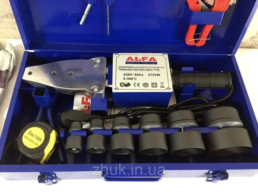 Паяльник сантехнічний з насадками 