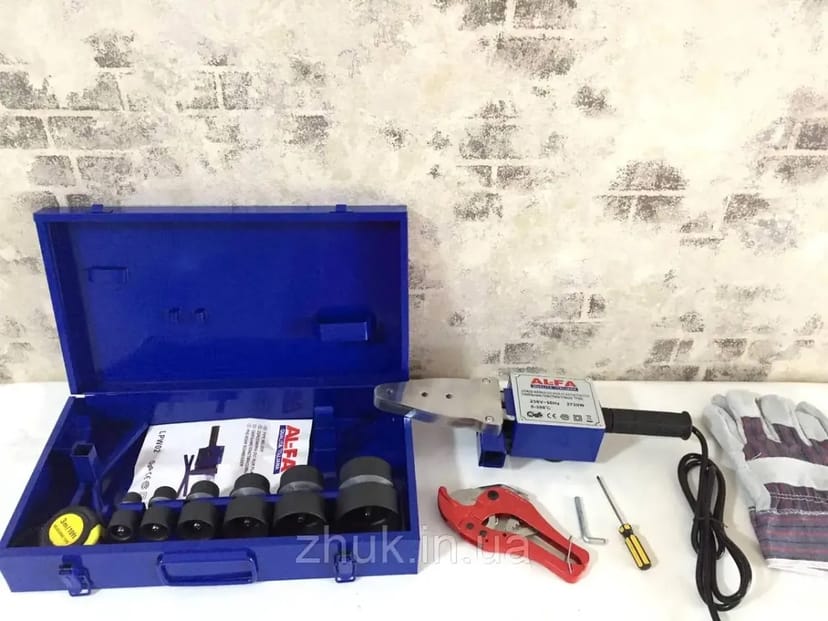 Паяльник сантехнічний з насадками 