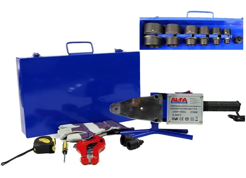 Паяльник сантехнічний з насадками 