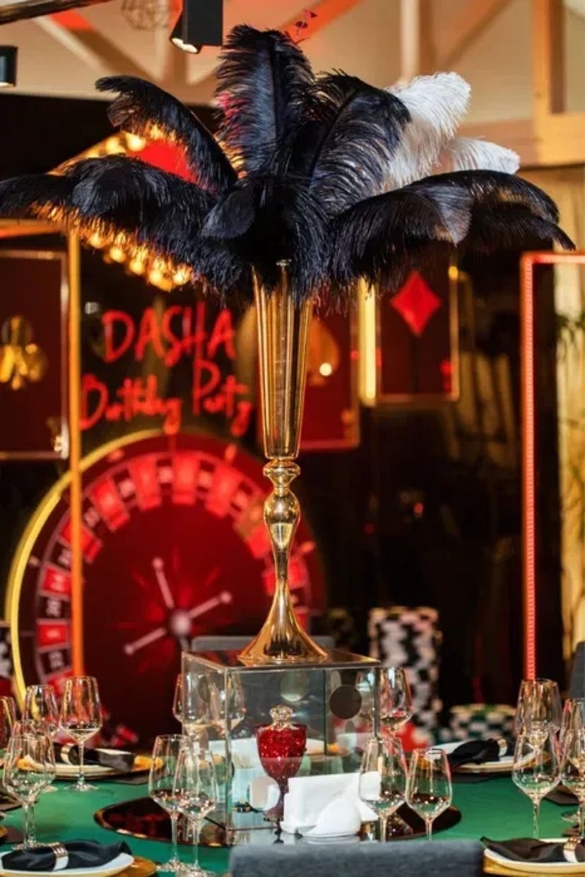 Пір'я страуса декор