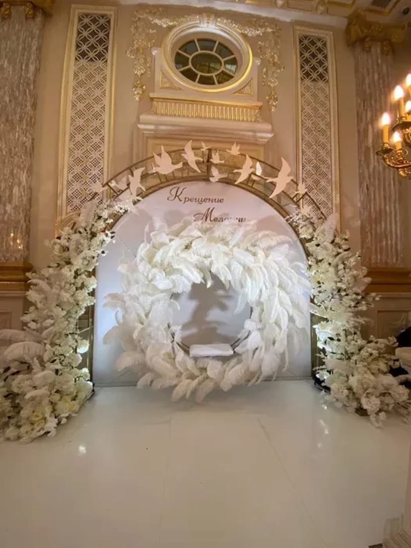 Пір'я страуса декор