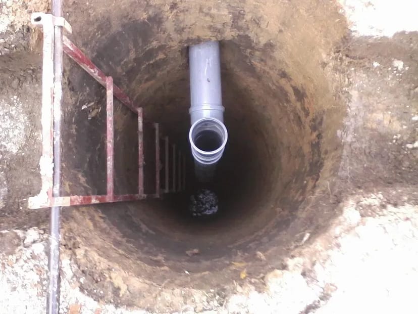 Яма вигрібна, дренаж, зливка, свердловина, ямобур.