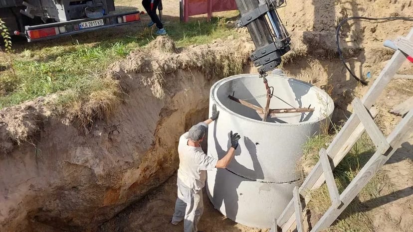 Водопровід Копання Септиків ПІД КЛЮЧ Каналізація кільця круги бетонні