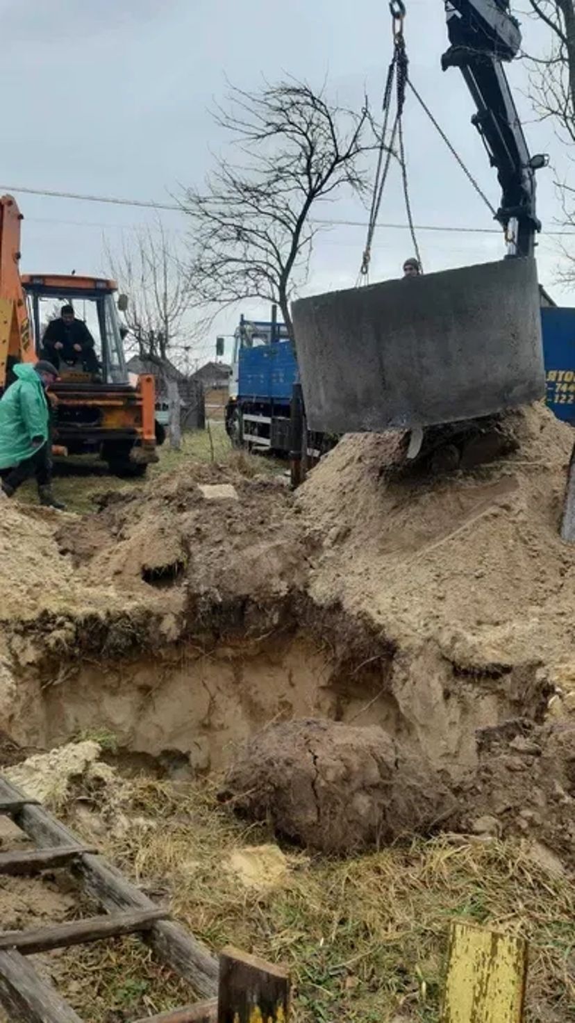 Водопровід Копання Септиків ПІД КЛЮЧ Каналізація кільця круги бетонні
