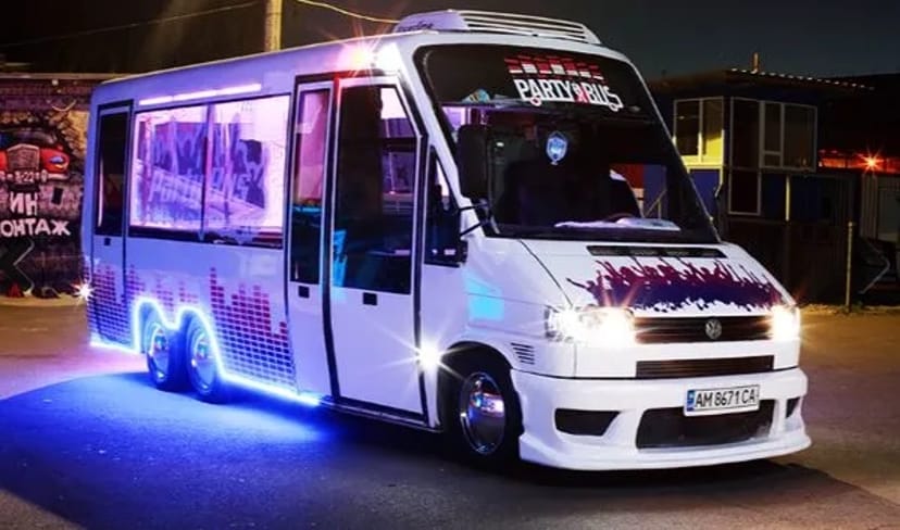 067 Автобус Party Bus Avatar на дитячий день народження