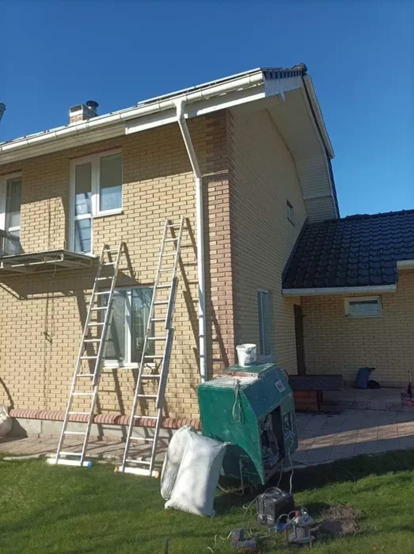 Утеплення будинків перлітом! Задувка простінків!