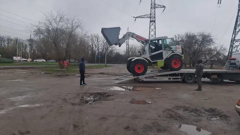 Телескопічний навантажувача