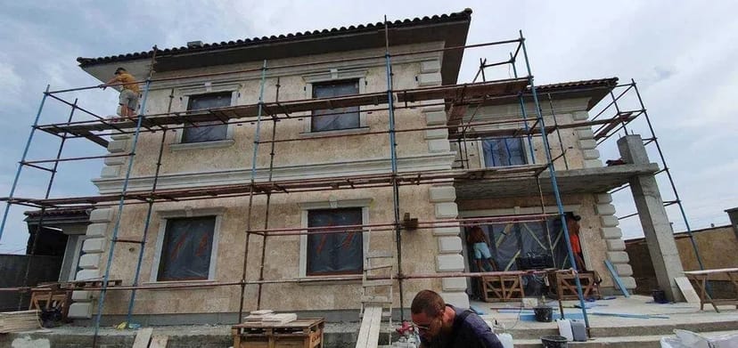 Будівельні риштування.