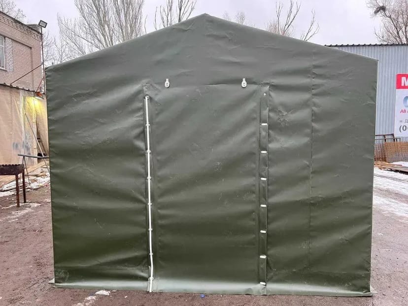 Палатка/намет ПВХ 3*9 метрів з легкозбірним металевим каркасом