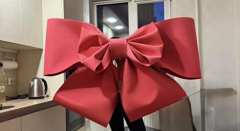 Червоний Бант на авто 1.5 м. Аксесуари для авто