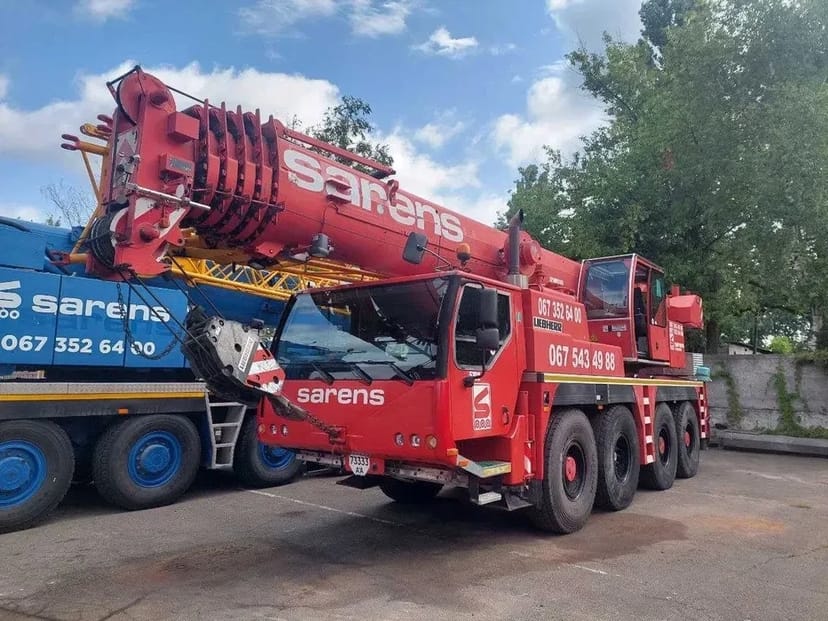 Кран LIEBHERR LTM1070(70т 50+16м)