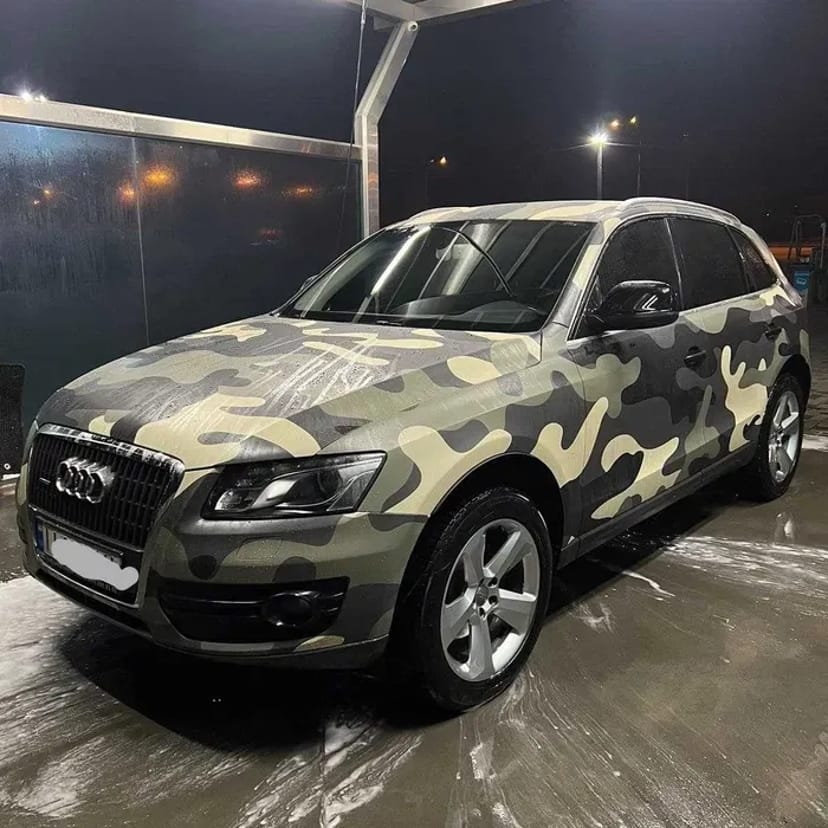 Плівка камуфляжна на авто, оклейка транспорту в камуфляж