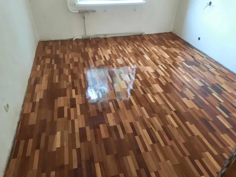 Шліфування дерев'яної підлоги та її реставрування в Київі та обл