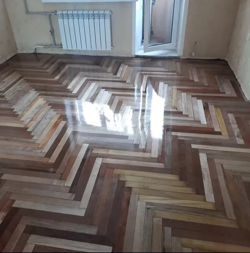 Шліфування дерев'яної підлоги та її реставрування в Київі та обл