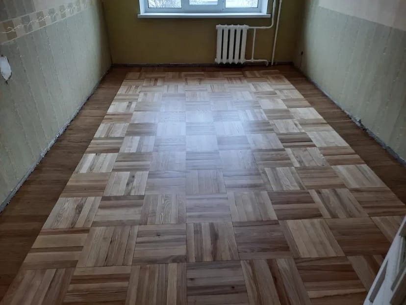 Шліфування дерев'яної підлоги та її реставрування в Київі та обл