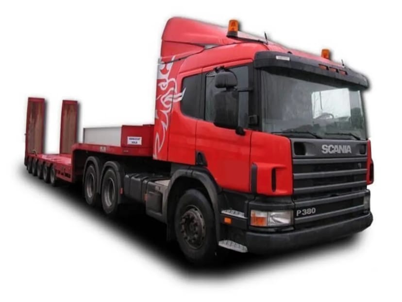 Трал Scania для перевезення великогабаритних і негабаритних вантажів