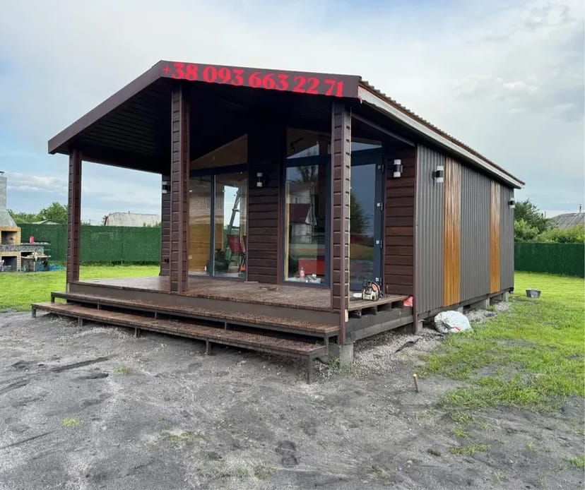 Акція!!! Модульний будиночок,дачний будинок,вагончик,контейнер під ключ - 13 500 $