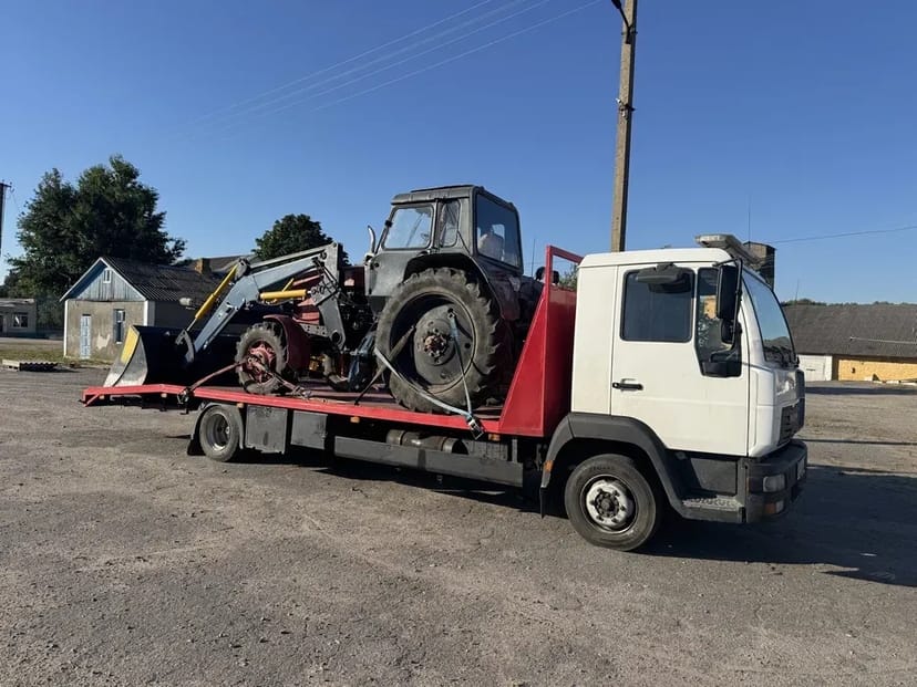 Послуги крана маніпулятора та евакуатора, лафет, евакуатор.