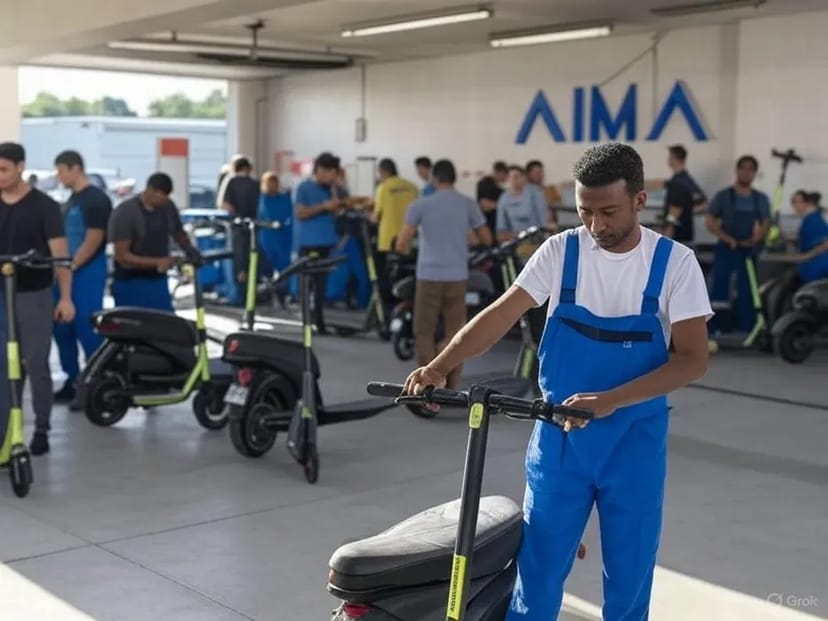 Мото СТО AIMA Service ремонт електроскутера самокат, електросамокат