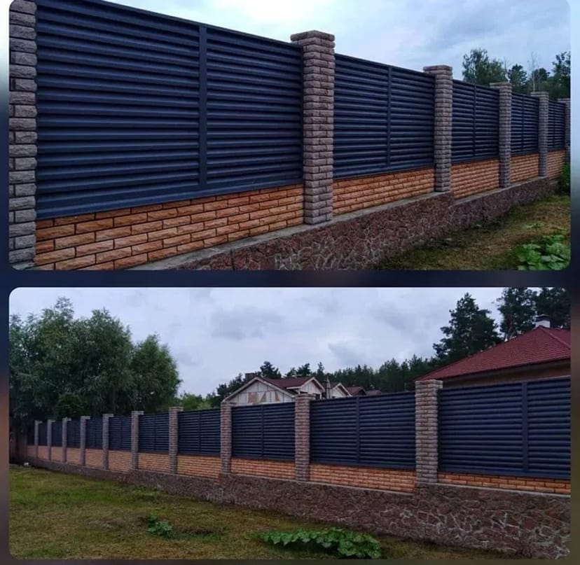 Установка паркану Жалюзі! Ворота розстібні, відкатні. Хвіртки