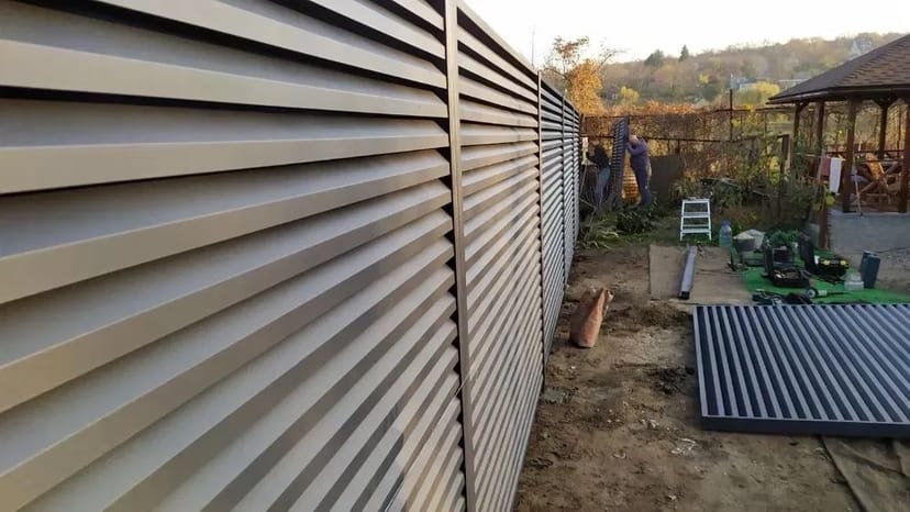 Установка паркану Жалюзі! Ворота розстібні, відкатні. Хвіртки