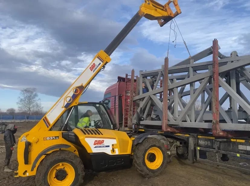 Телескопічний навантажувач JCB маніт