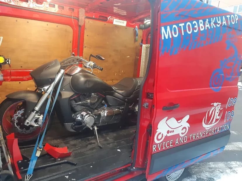 Мотоевакуатор Київ, Україна, Закордон. Працюємо 24/7