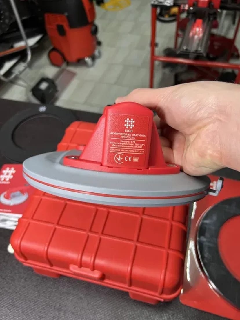 Присоска для плитки Shijing 6100 + Кільце ущільнювача Ø220мм 220кг