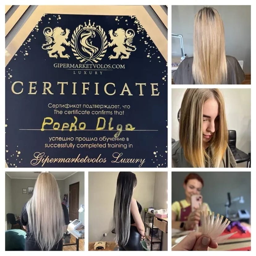 Нарощування/ корекція/зняття/ загущення волосся!