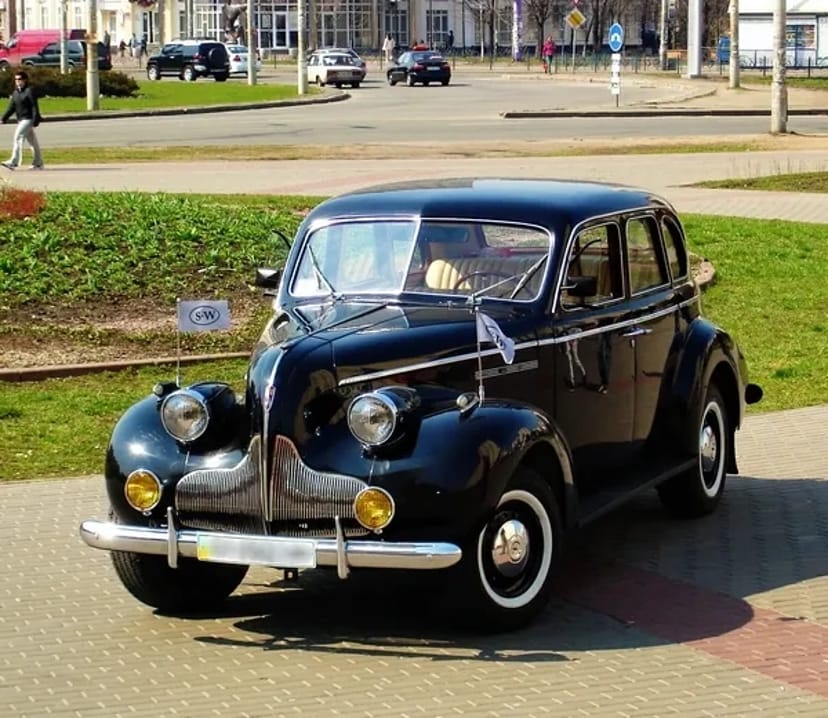171 Ретро авто на весілля зйомки Pobeda GAZ M-20