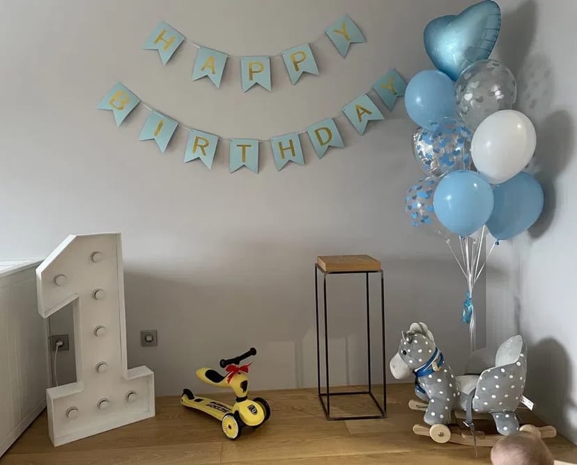 Одиничка, що світиться, цифра один, метрова з лампочками, на рочок