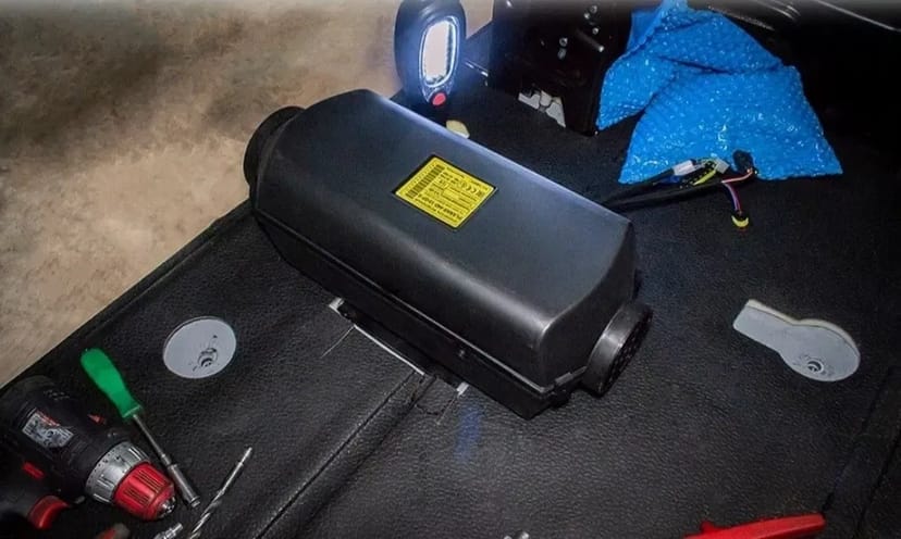 Установка автономного обігрівача